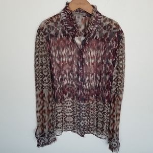 Jigsaw 100% silk blouse